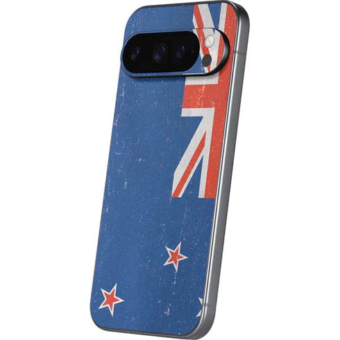 New Zealand Flag Distressed Google Pixel 9 Pro Skin